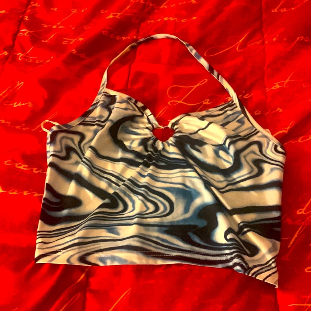 Women’s size medium heart halter top